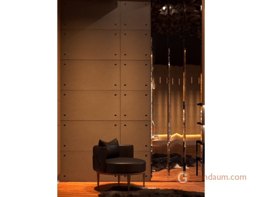 3D Панель Art Decor W 302 Бетон 