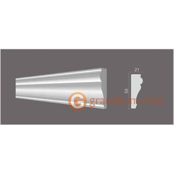 Молдинг с гладким профилем Decor dizayn 161 A