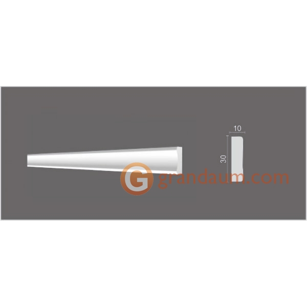 Молдинг с гладким профилем Decor dizayn 165 A