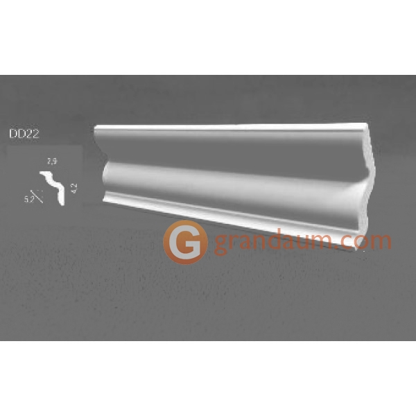 Карниз с гладким профилем Decor dizayn DD22