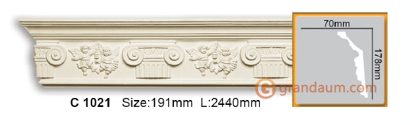 Карниз гибкий Gaudi Decor C 1021 (2,00м) Flexi