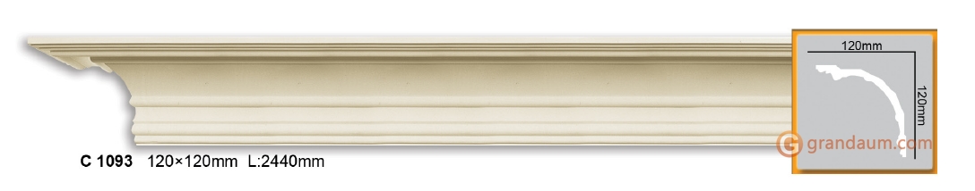 Карниз гибкий Gaudi Decor C 1093 (2,00м) Flexi