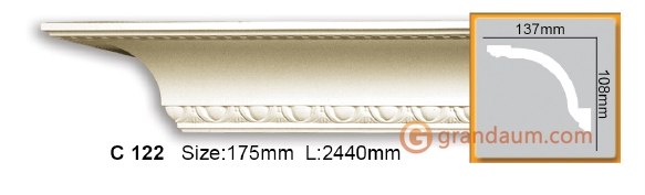 Карниз гибкий Gaudi Decor C 122 (2,00м) Flexi