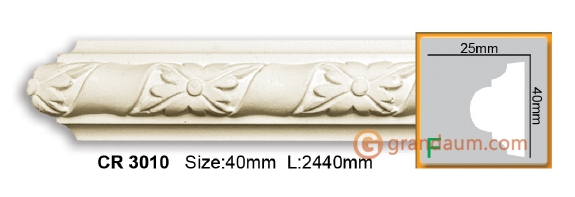 Молдинг гибкий Gaudi Decor CR 3010 (2,00м) Flexi