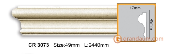 Молдинг гибкий Gaudi Decor CR 3073 (2,00м) Flexi