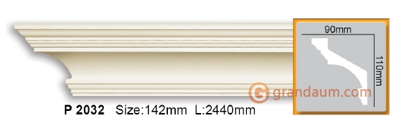 Карниз гибкий Gaudi Decor P 2032 (2,00м) Flexi