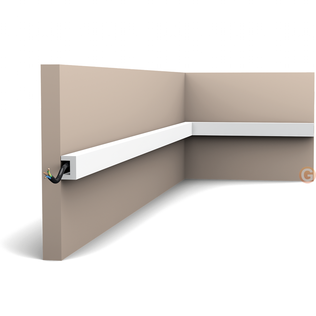 Карниз для скрытого освещения Orac decor CX190