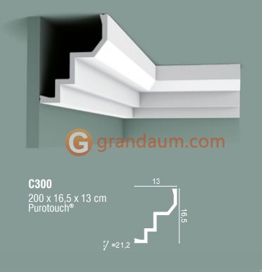 Карниз с гладким профилем Orac Decor C300
