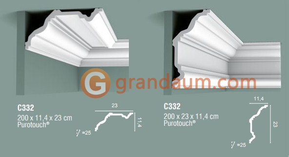 Карниз с гладким профилем Orac Decor C332