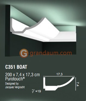 Карниз для скрытого освещения Orac Decor C351