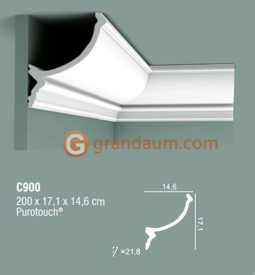 Карниз для скрытого освещения Orac Decor C900