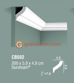 Карниз с гладким профилем Orac Decor CB502N