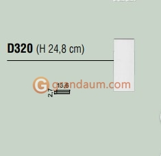 Декоративное обрамление, для дверных проемов Orac Decor D320