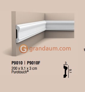 Молдинг с гладким профилем Orac Decor P9010