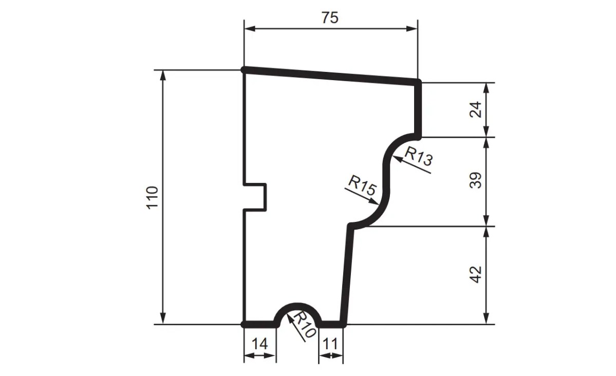 Prestige decor DC 101 (2.00м) подоконник