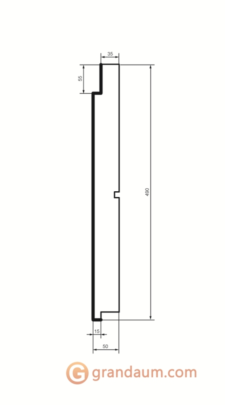 Prestige decor HC 104-50 панель без покрытия (2,00м)