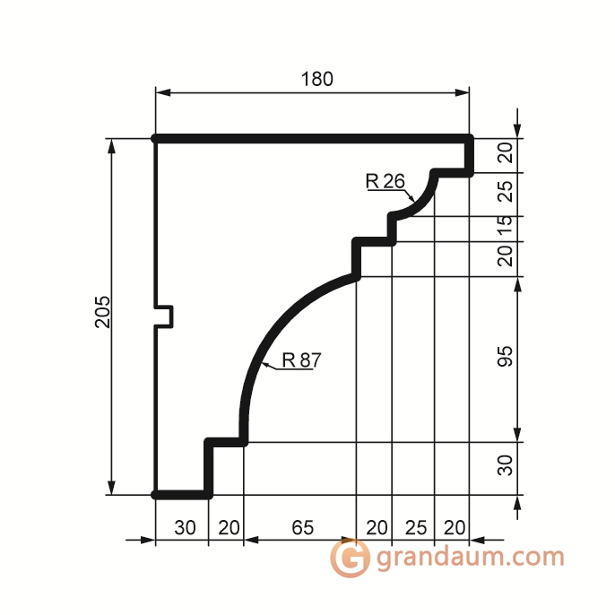 Prestige decor KC 123 без покрытия (2,00м)