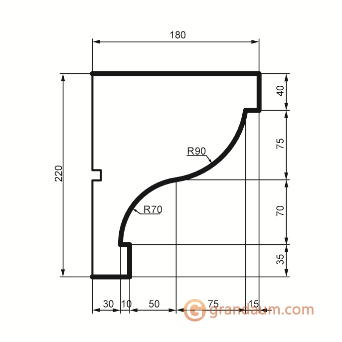 Prestige decor KC 126 без покрытия (2,00м)