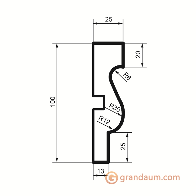 Prestige decor MC 107 без покрытия (2,00м)