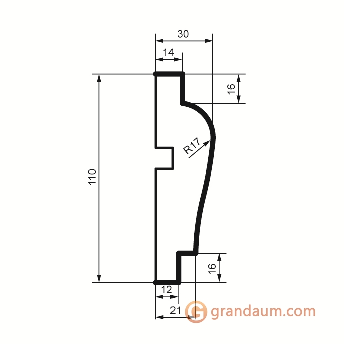 Prestige decor MC 112 без покрытия (2,00м)