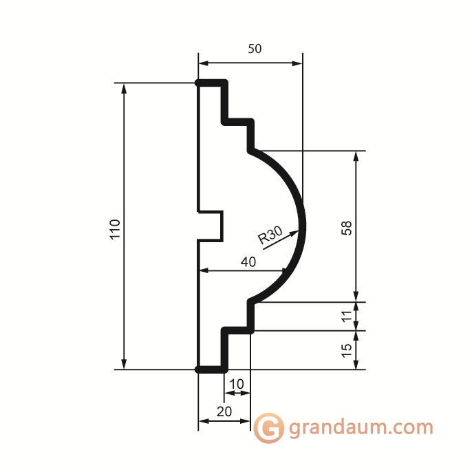 Prestige decor MC 113 без покрытия (2,00м)