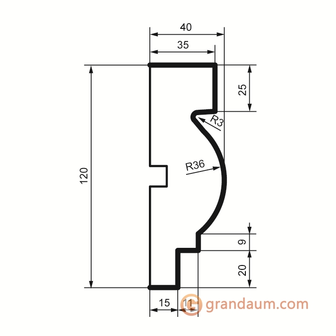 Prestige decor MC 115 без покрытия (2,00м)