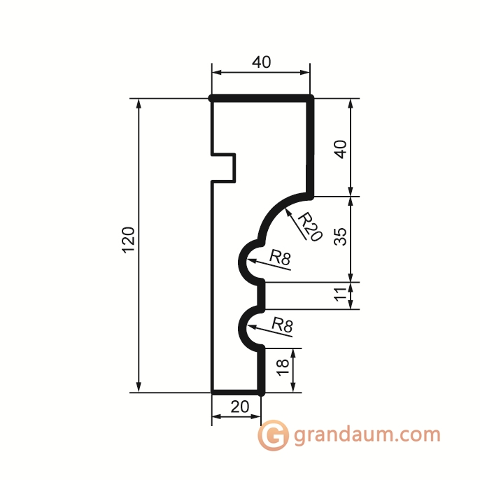 Prestige decor MC 116 без покрытия (2,00м)