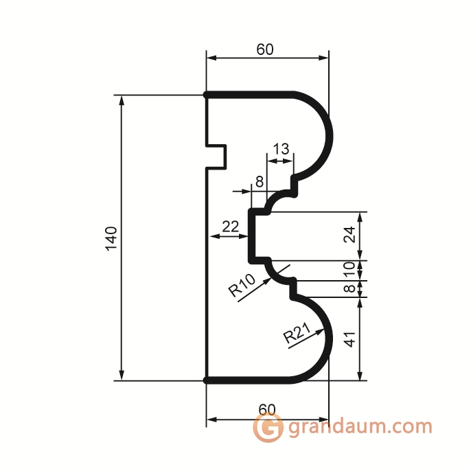 Prestige decor MC 121 без покрытия (2,00м)