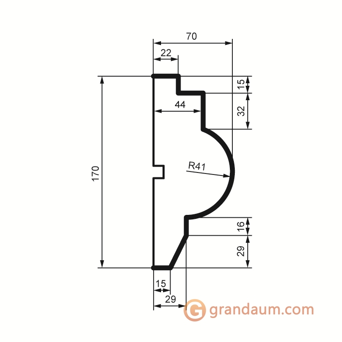 Prestige decor MC 133 без покрытия (2,00м)