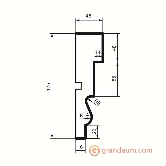 Prestige decor MC 134 без покрытия (2,00м)