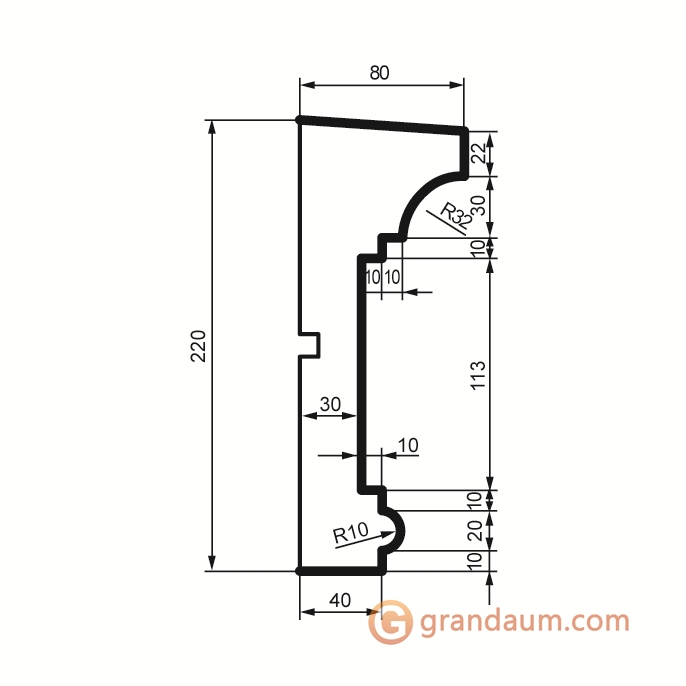 Prestige decor MC 140 без покрытия (2,00м)