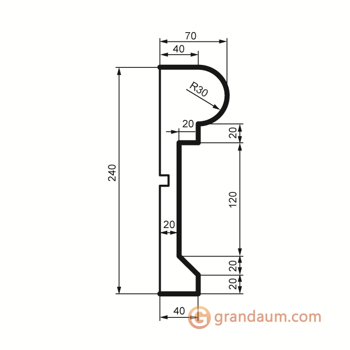Prestige decor MC 141 без покрытия (2,00м)