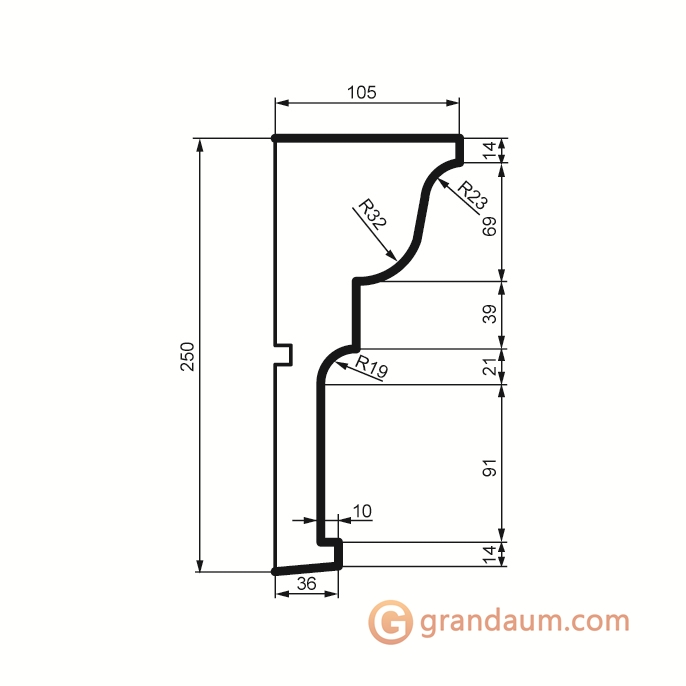 Prestige decor MC 142 без покрытия (2,00м)