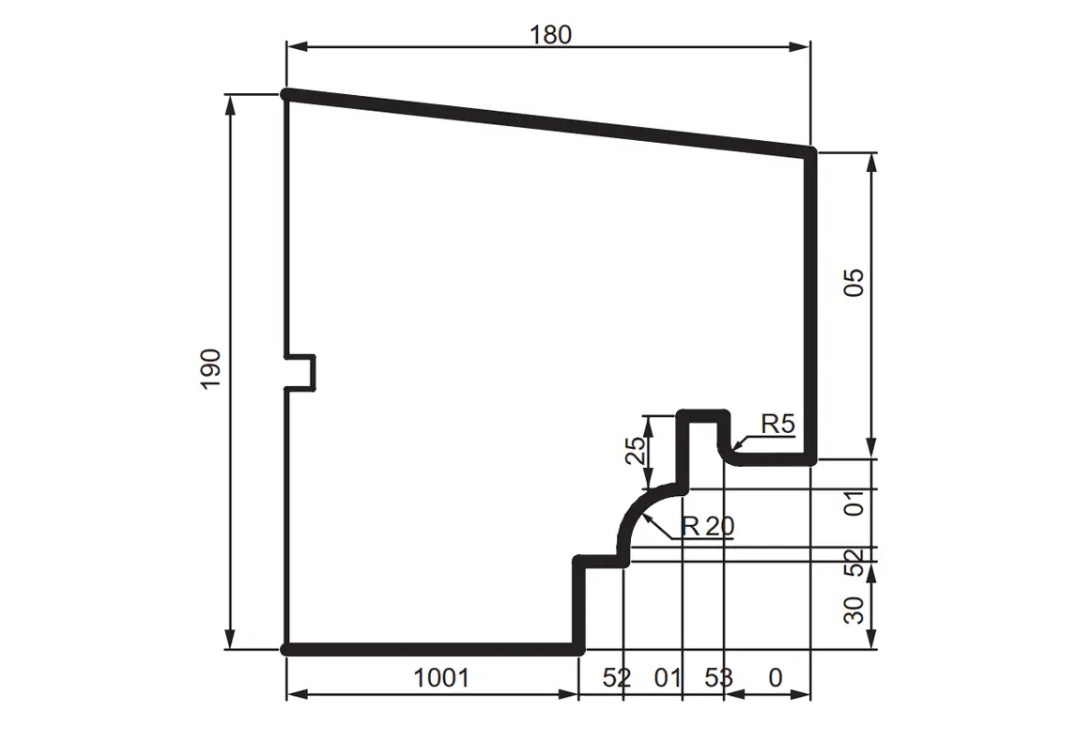 Prestige decor DC 117 (2.00м) подоконник