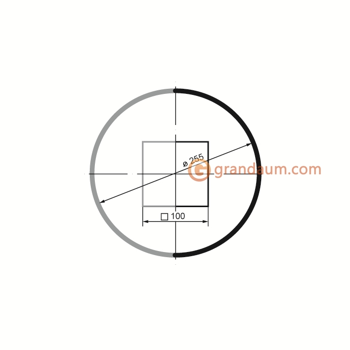 Колонны Prestige decor LC 101-2 тело гладкое Full (2,00м)