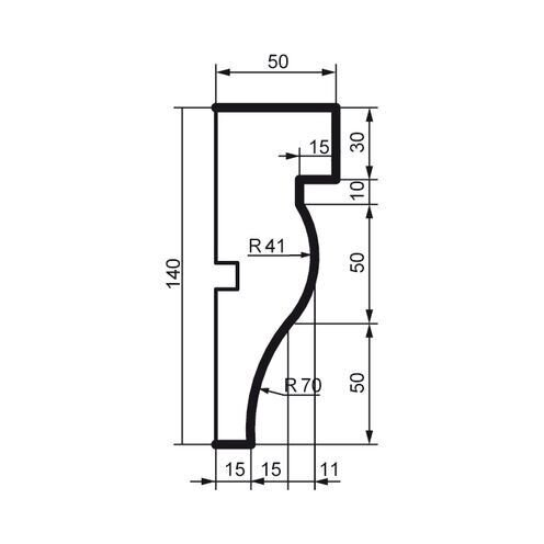 Prestige decor MC 159 без покрытия (2,00м)