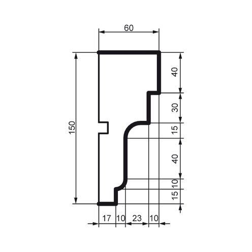 Prestige decor MC 165 без покрытия (2,00м)