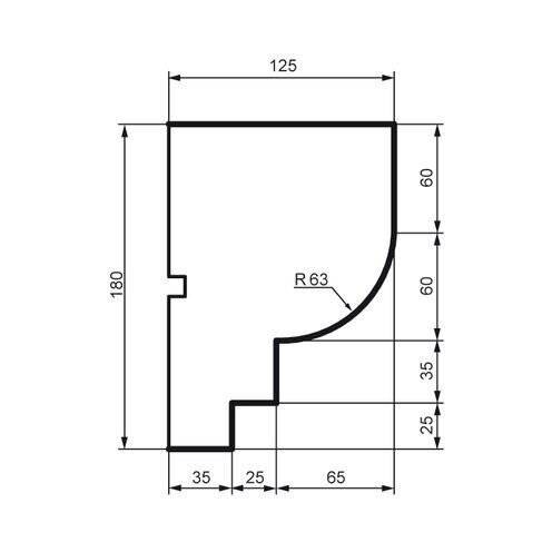 Prestige decor MC 169 без покрытия (2,00м)