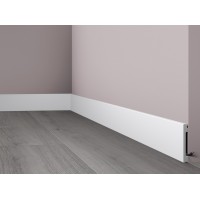 Напольный плинтус с гладким профилем NMC M80