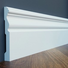 Напольный плинтус с гладким профилем Cezar Цезарь LPC-09