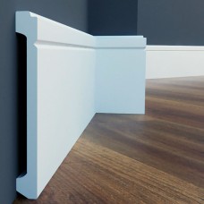 Напольный плинтус с гладким профилем Cezar Цезарь LPC-30