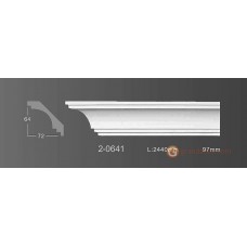 Карниз с гладким профилем Classic home 2-0641