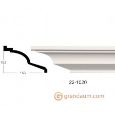 Карниз с гладким профилем Classic home 22-1020