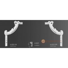 Угловые элементы и вставки Classic home 4-0221-5L/R