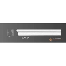 Молдинг с гладким профилем Classic home 4-0350