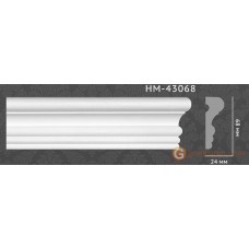 Молдинг с гладким профилем Classic home HM43068