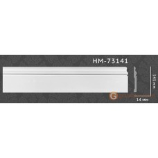 Напольный плинтус с гладким профилем Classic home HM73141