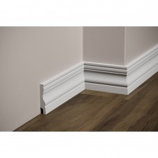 Напольный плинтус с гладким профилем Decolux BAS1000