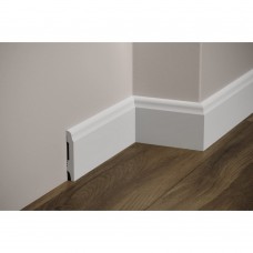 Напольный плинтус с гладким профилем Decolux DSK11515