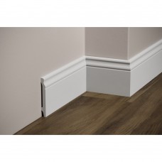 Напольный плинтус с гладким профилем Decolux DSK12115